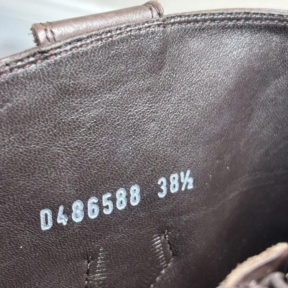 AGL Vintage Brown Leather Riding Boots